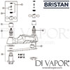 Bristan Regency Bath Filler Gold Spares